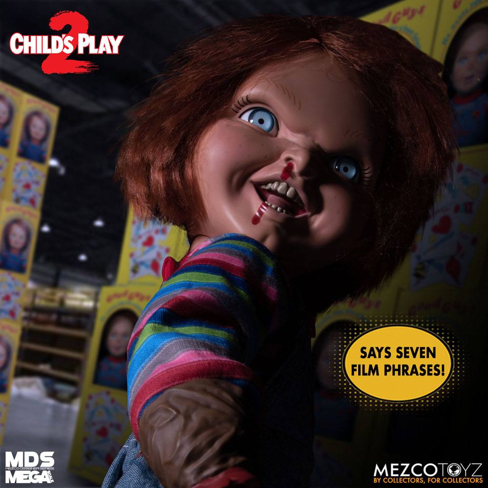 Chucky Die Mörderpuppe 2 Designer Series Sprechende Puppe Menacing Chucky 38 cm