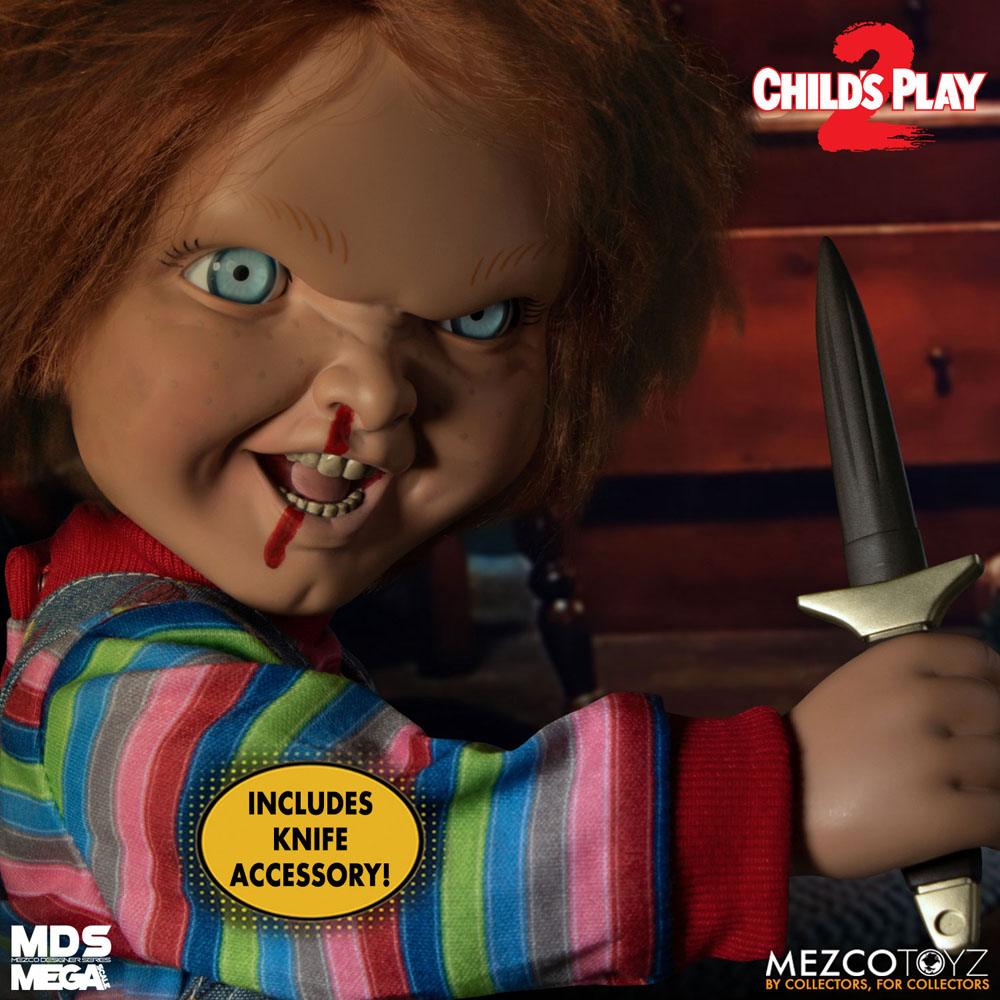 Chucky Die Mörderpuppe 2 Designer Series Sprechende Puppe Menacing Chucky 38 cm