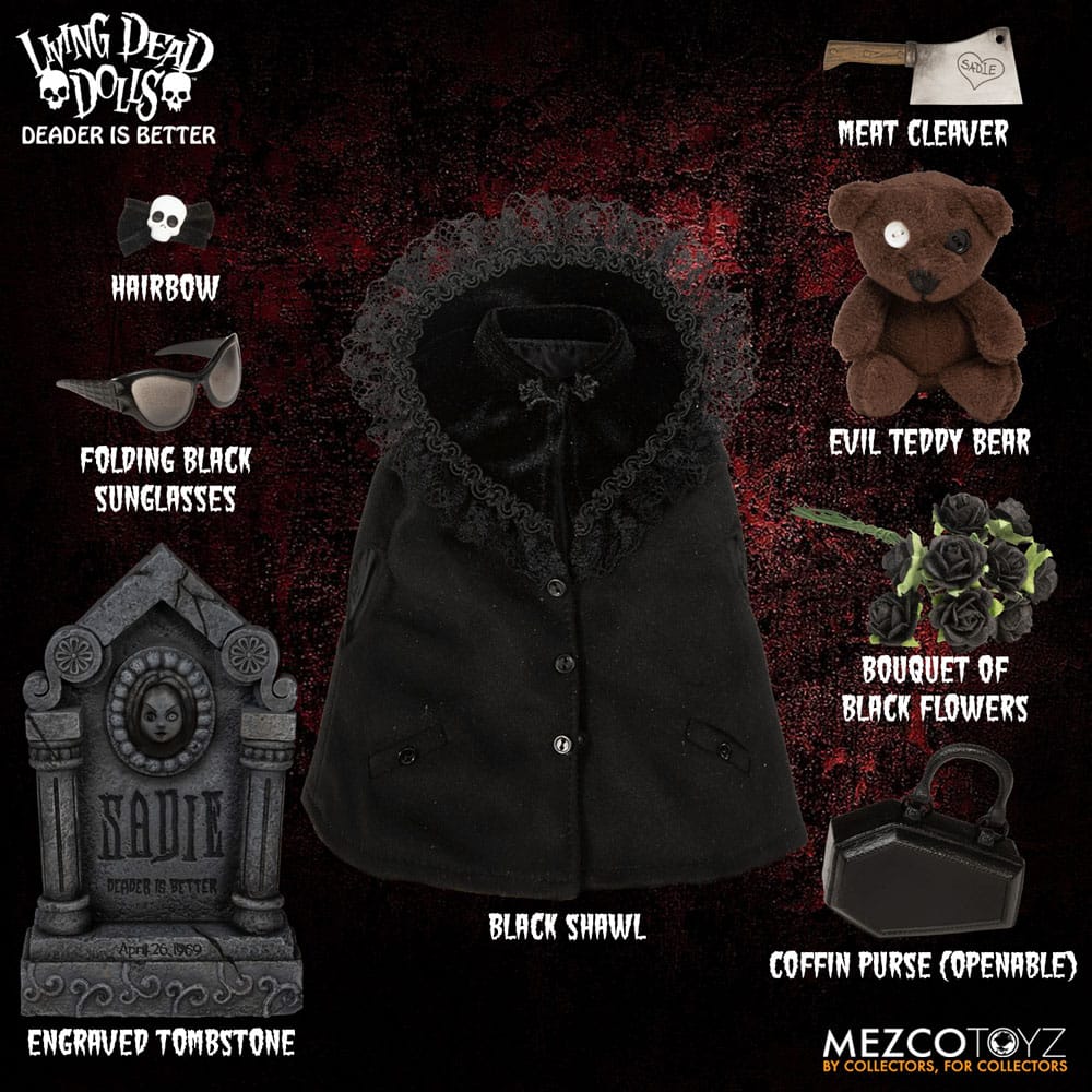 Living Dead Dolls Puppe Sadie 25 cm