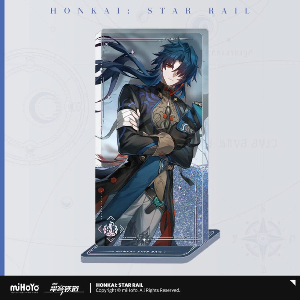 Honkai: Star Rail Light Cone Acryl Ornament mit Glitzer: Blade The Unreachable Side 15 cm