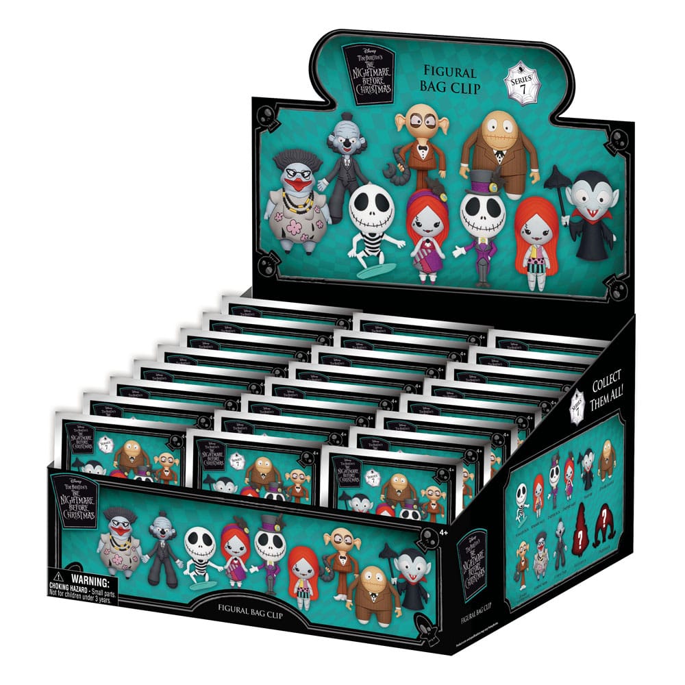 Nightmare before Christmas 3D PVC-Taschenanhänger Series 7 Display (24)