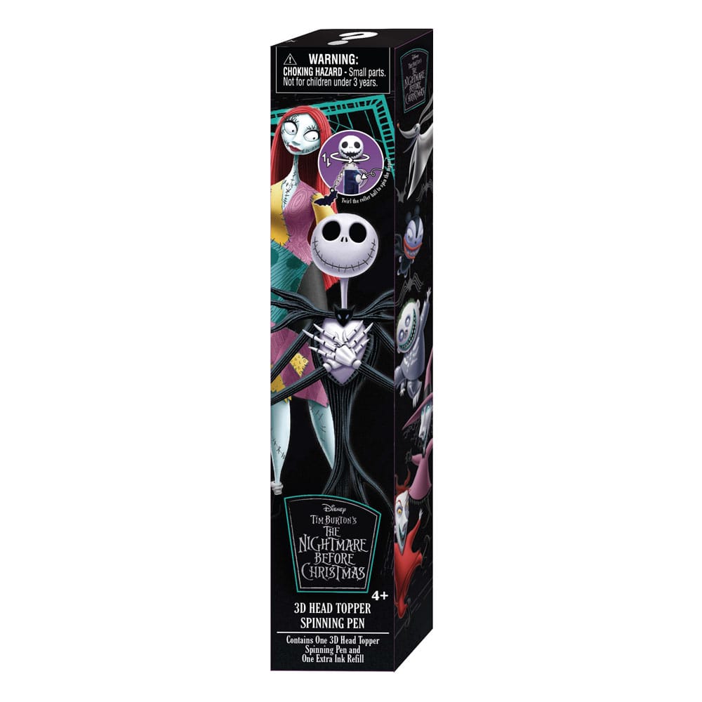 Nightmare before Christmas Stift 3D Head Topper Spinning Pen