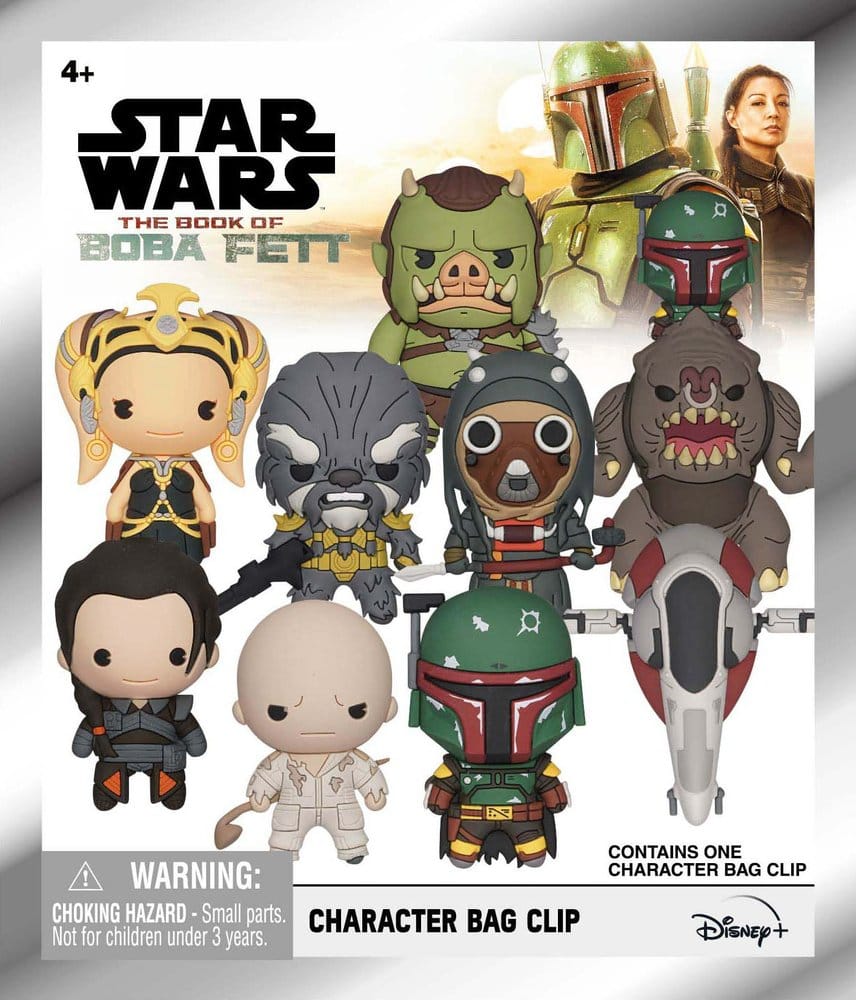 Star Wars: Das Buch von Boba Fett 3D PVC-Taschenanhänger Serie 1 Display (24)