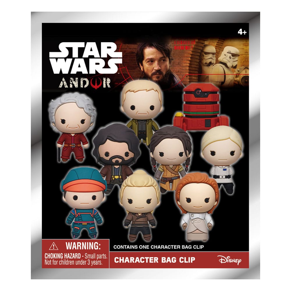 Star Wars 3D PVC-Taschenanhänger Andor Display (24)