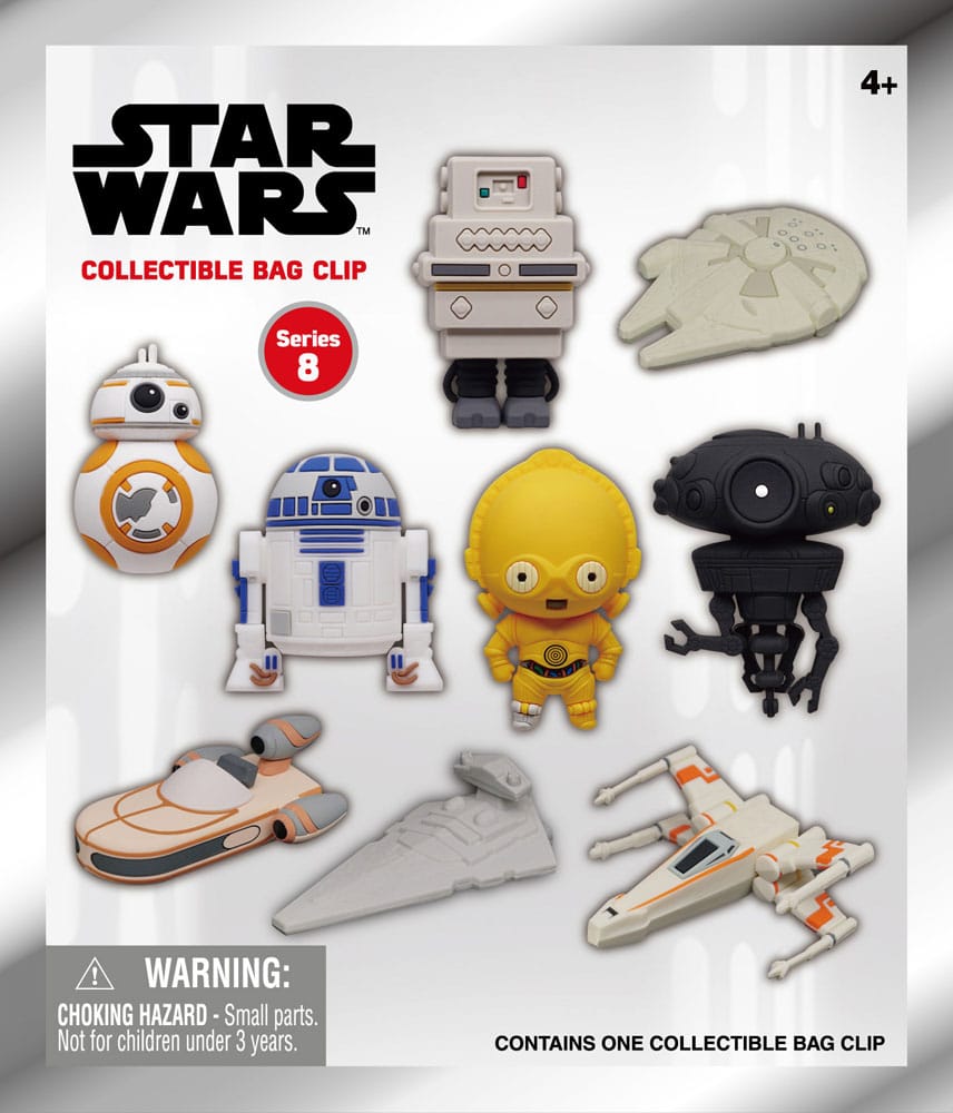 Star Wars PVC-Taschenanhänger Series 8 Power Of Force Display (24)