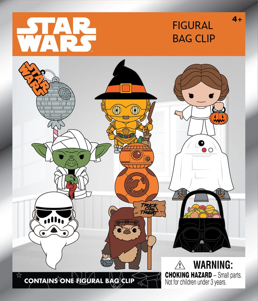 Star Wars 3D PVC-Taschenanhänger Halloween Display (24)