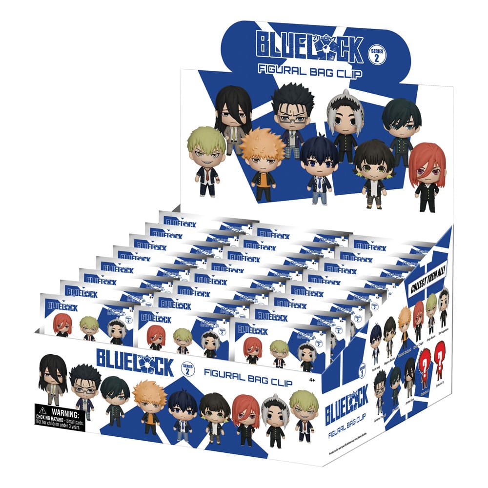 Blue Lock 3D PVC-Taschenanhänger Serie 2 Display (24)