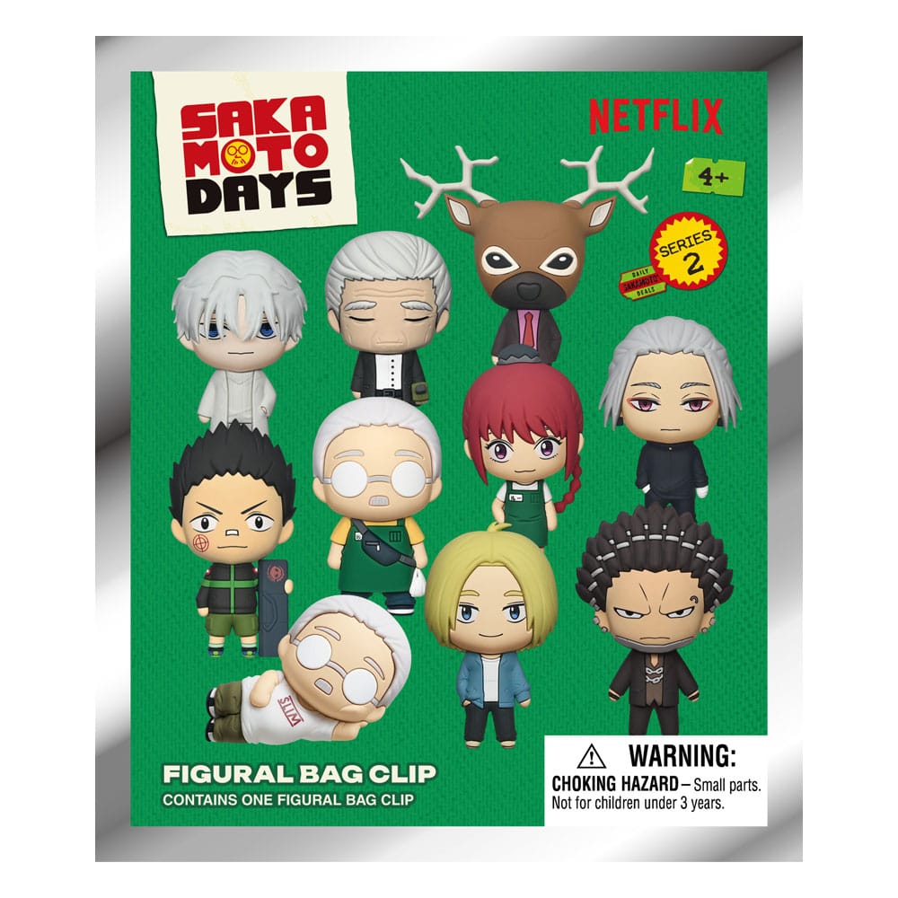 Sakamoto Days 3D PVC-Taschenanhänger Serie 2 Display (24)