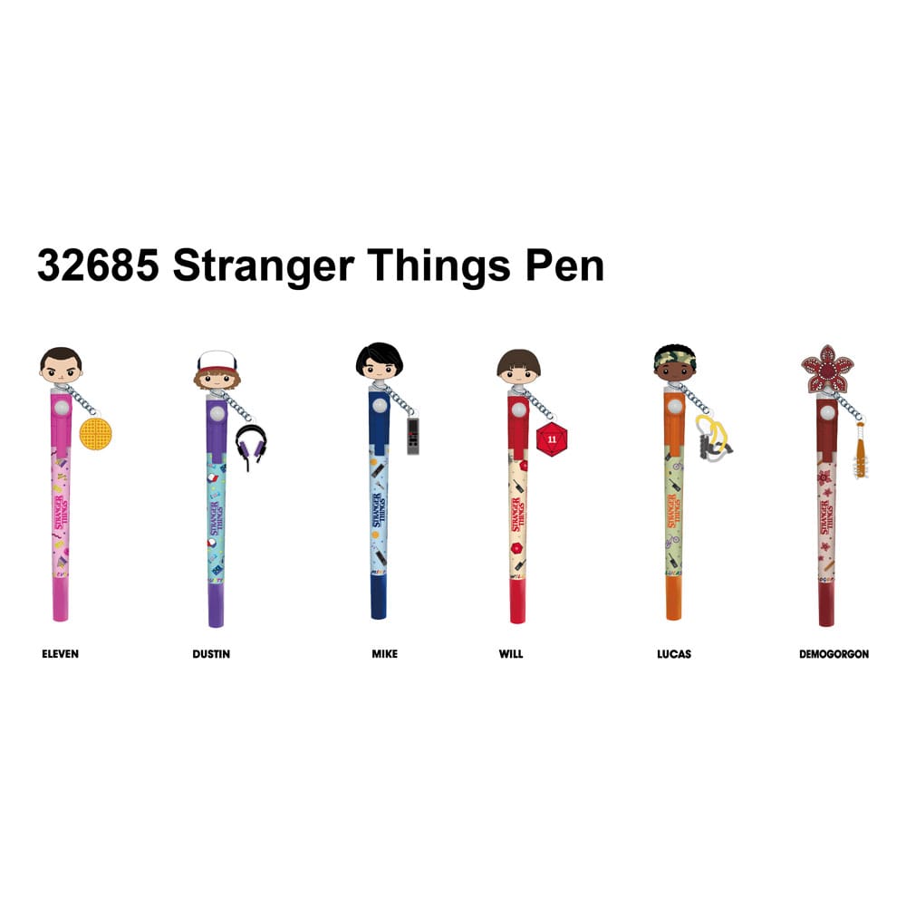 Stranger Things Stift 3D Head Topper Spinning Pen