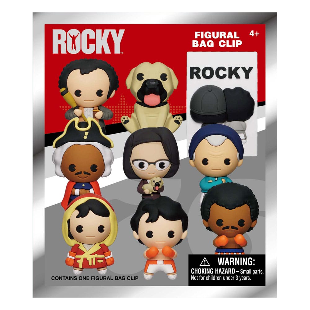 Rocky 3D PVC-Taschenanhänger Series 1 Display (24)