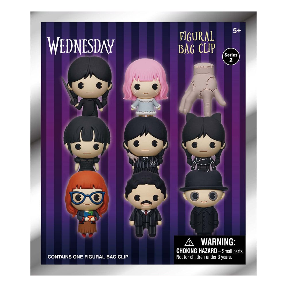 Wednesday 3D PVC-Taschenanhänger Series 2 Display (24)