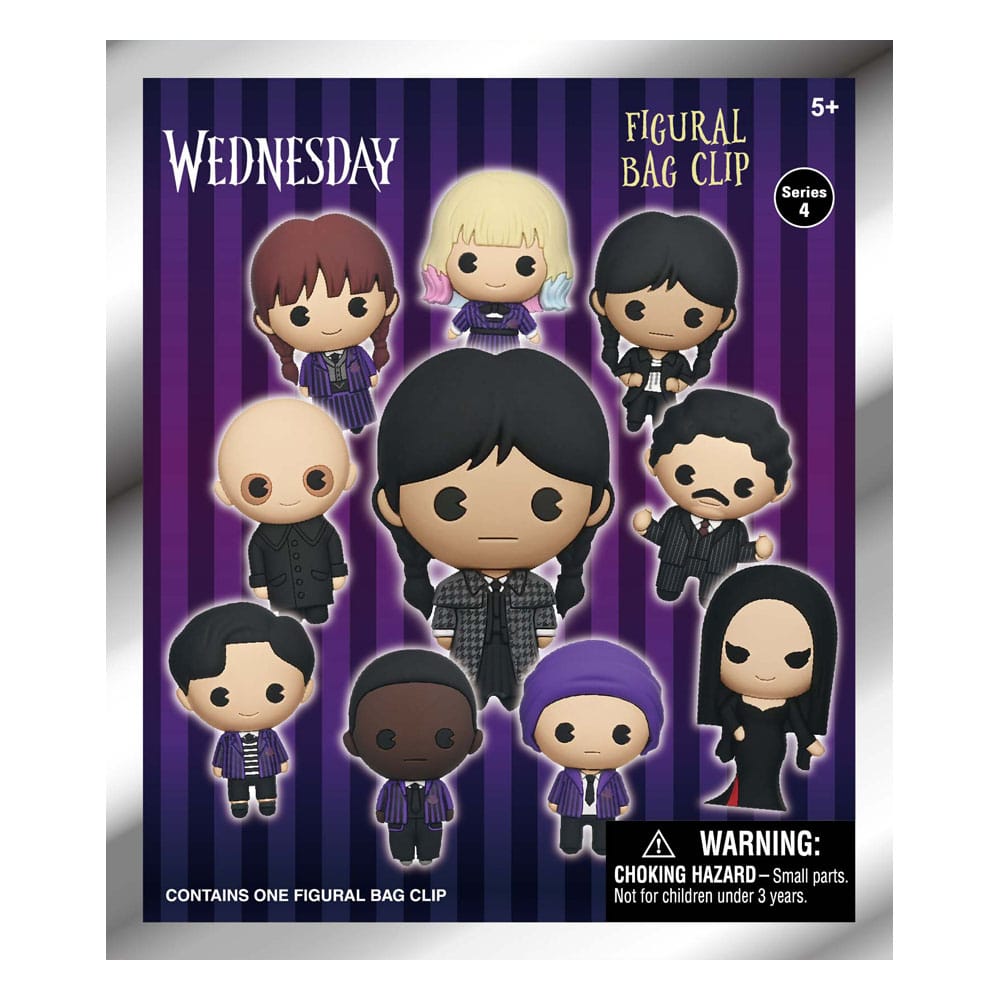 Wednesday 3D PVC-Taschenanhänger Serie 4 Display (24)