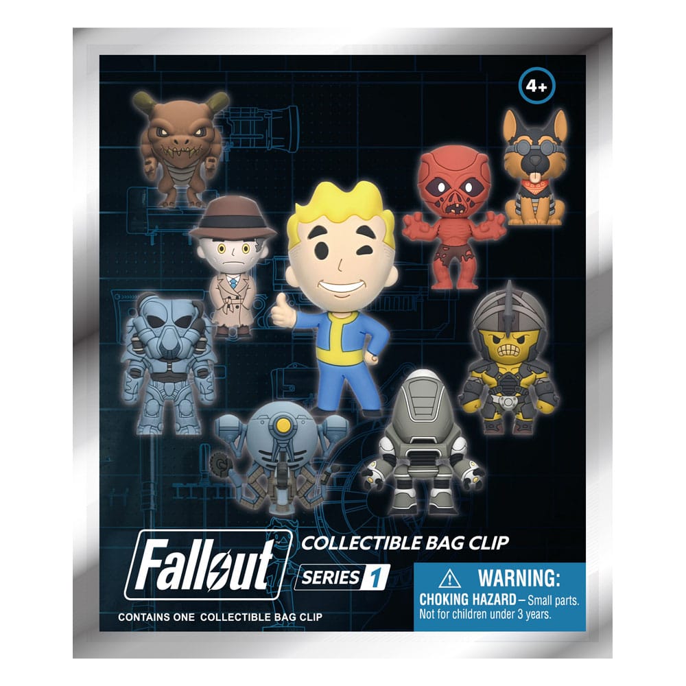 Fallout 3D PVC-Taschenanhänger Serie 1 Display (24)