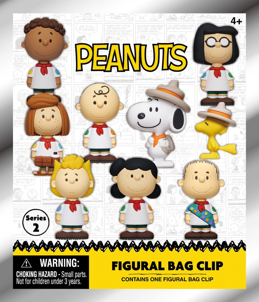 Die Peanuts 3D PVC-Taschenanhänger Snoopy Series 2 Display (24)