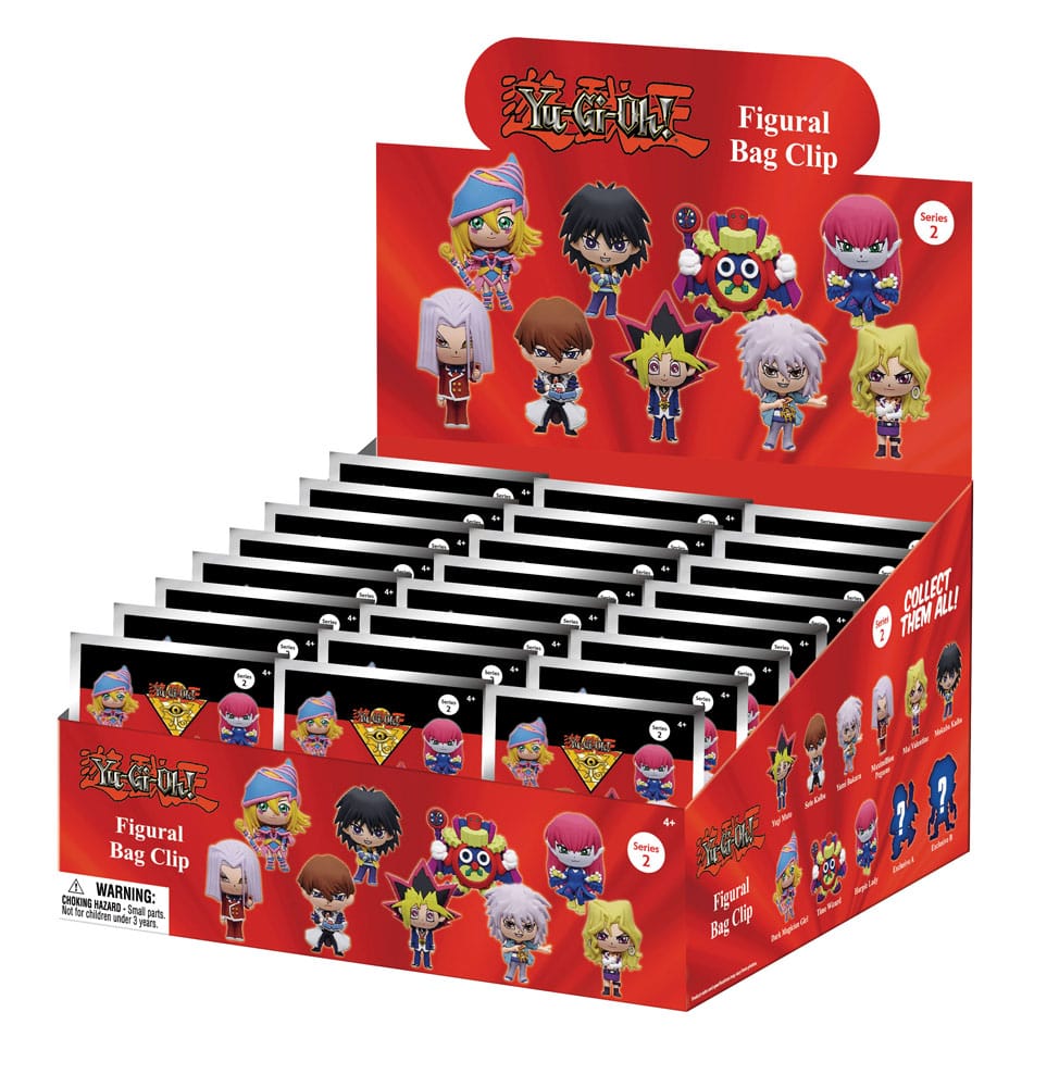 Yu-Gi-Oh PVC-Taschenanhänger Series 2 Display (24)