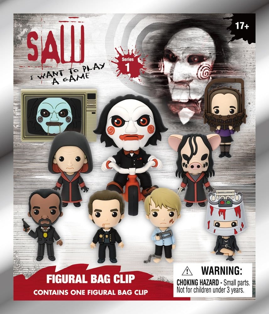 Saw 3D PVC-Taschenanhänger Serie 1 Blind Bag Display (24)