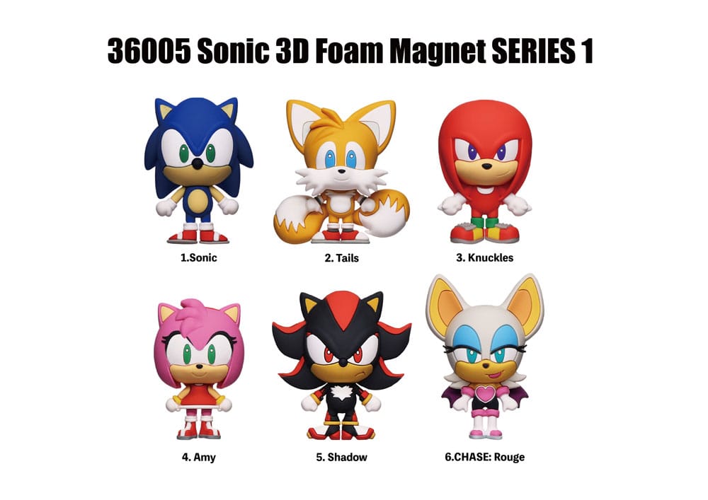 Sonic Magnete blind pack Series 1 Display (12)