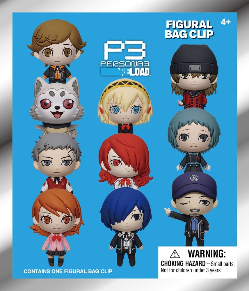 Persona 3 3D PVC-Taschenanhänger Series 1 Display (24)