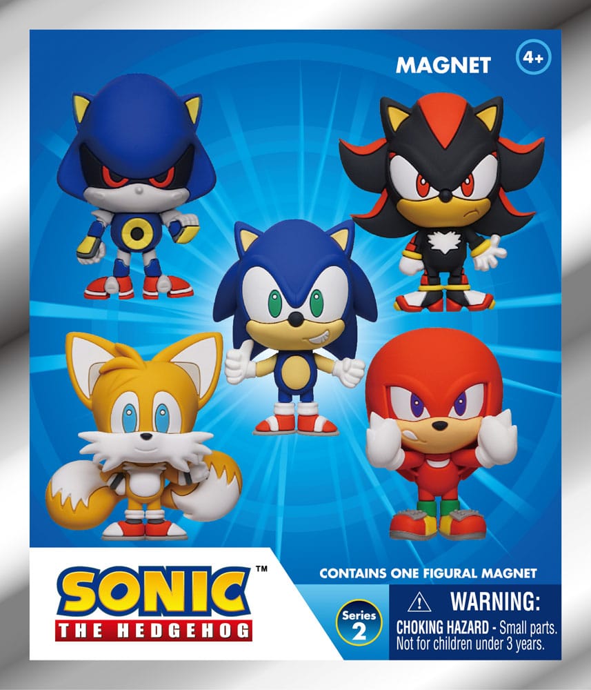 Sonic the Hedgehog Magnete blind pack Series 2 Display (12)