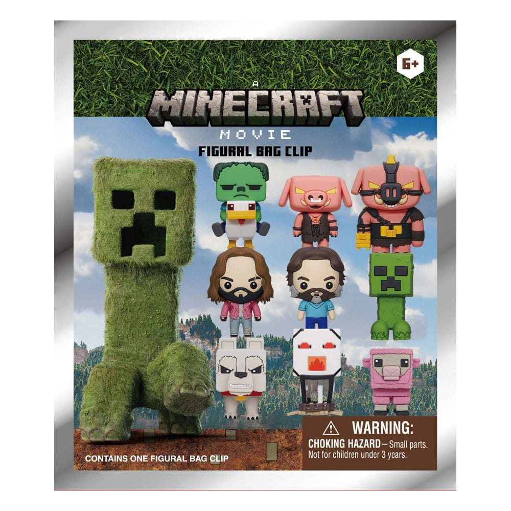 Minecraft 3D PVC-Taschenanhänger Serie 1 Display (24)
