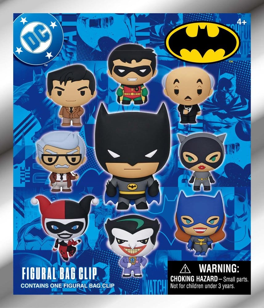 Batman 3D PVC-Taschenanhänger Series 1 Display (24)