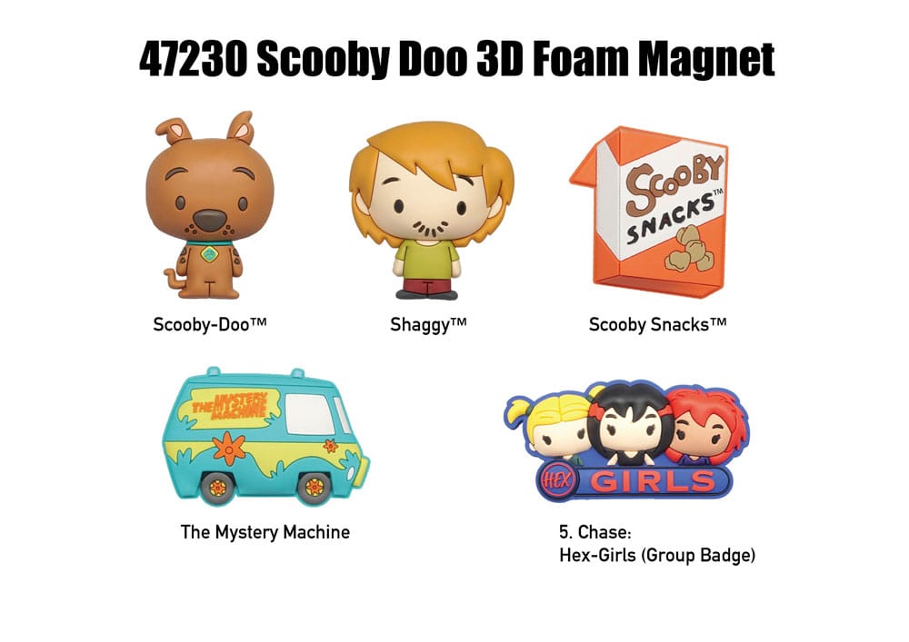 Scooby-Doo Magnete blind pack Series 1 Display (12)