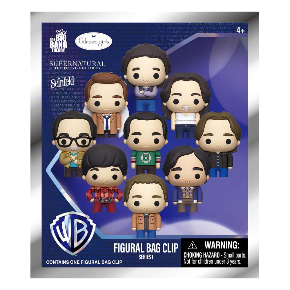 Warner Brothers TV 3D PVC-Taschenanhänger Series 1 Display (24)