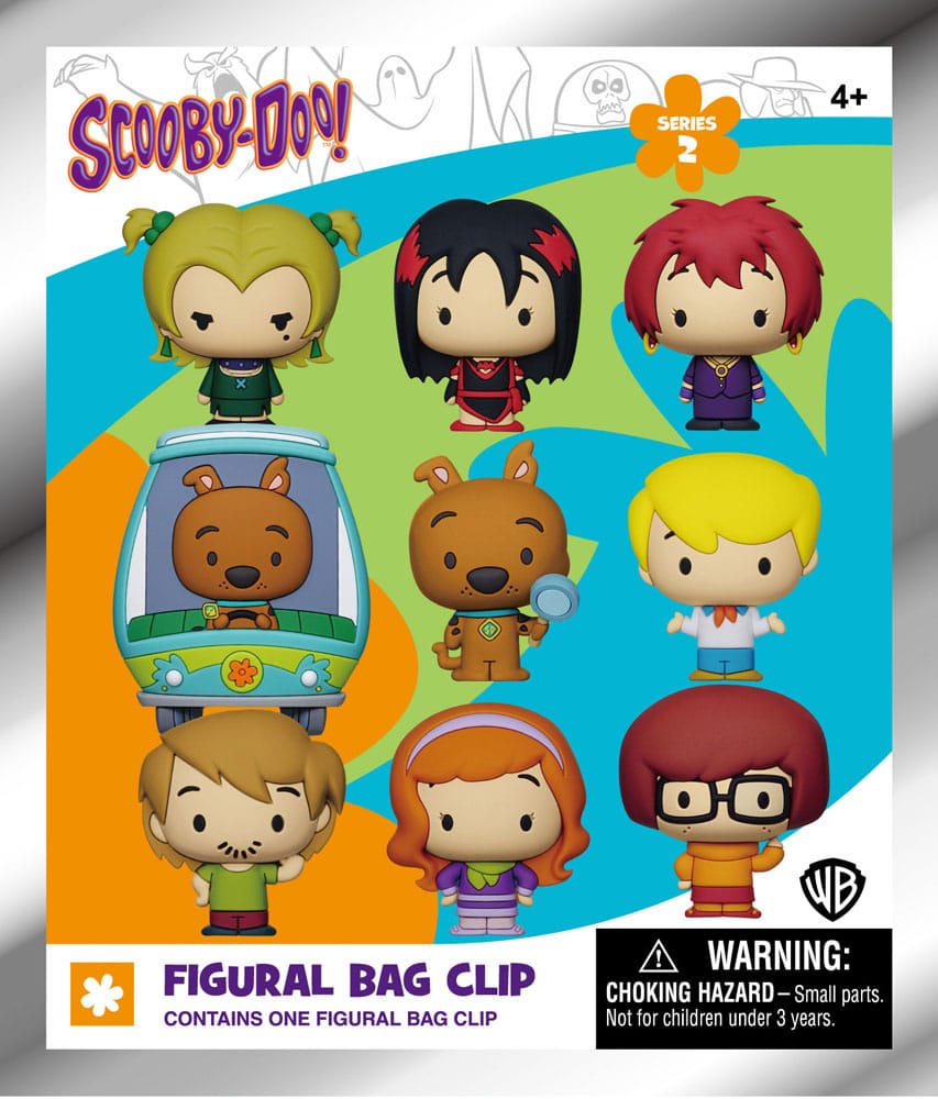 Scooby-Doo 3D PVC-Taschenanhänger Series 2 Display (24)