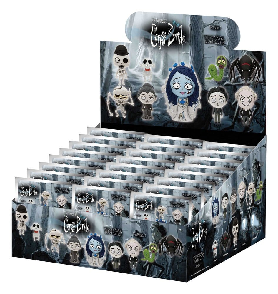 Corpse Bride – Hochzeit mit einer Leiche 3D PVC-Taschenanhänger Serie 1 Blind Bag Display (24)