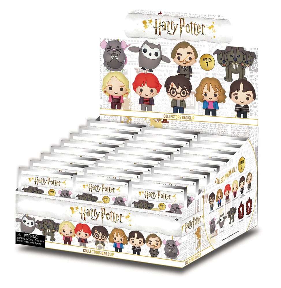 Harry Potter 3D PVC-Taschenanhänger Series 7 Display (24)