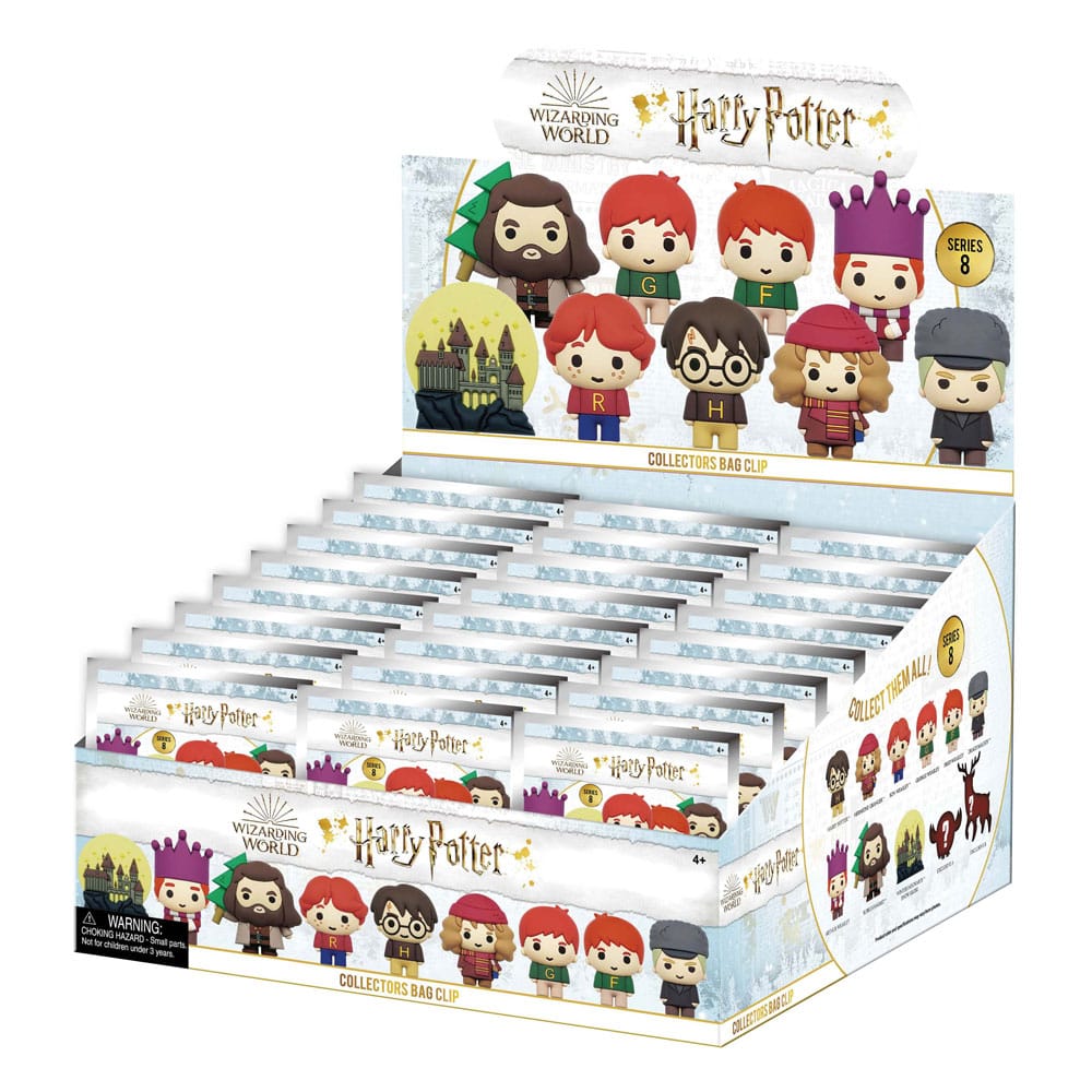 Harry Potter 3D PVC-Taschenanhänger Series 8 Display (24)