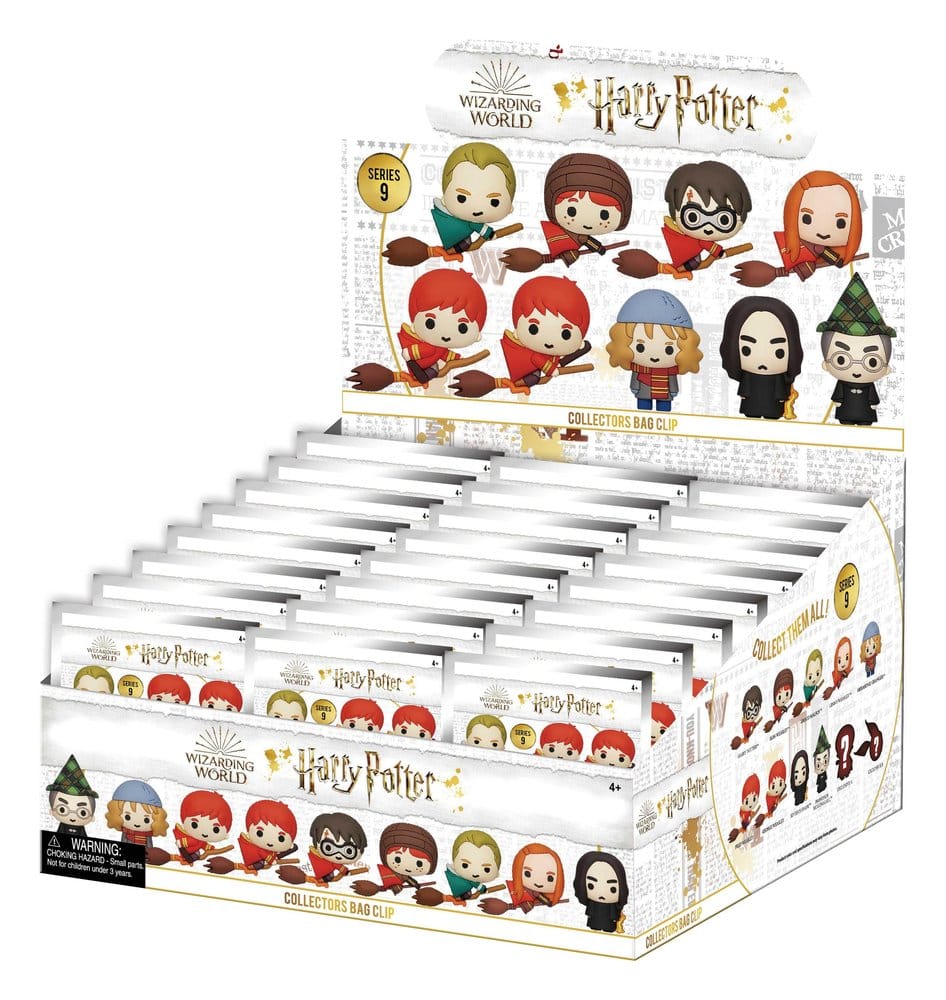 Harry Potter 3D PVC-Taschenanhänger Series 9 Display (24)