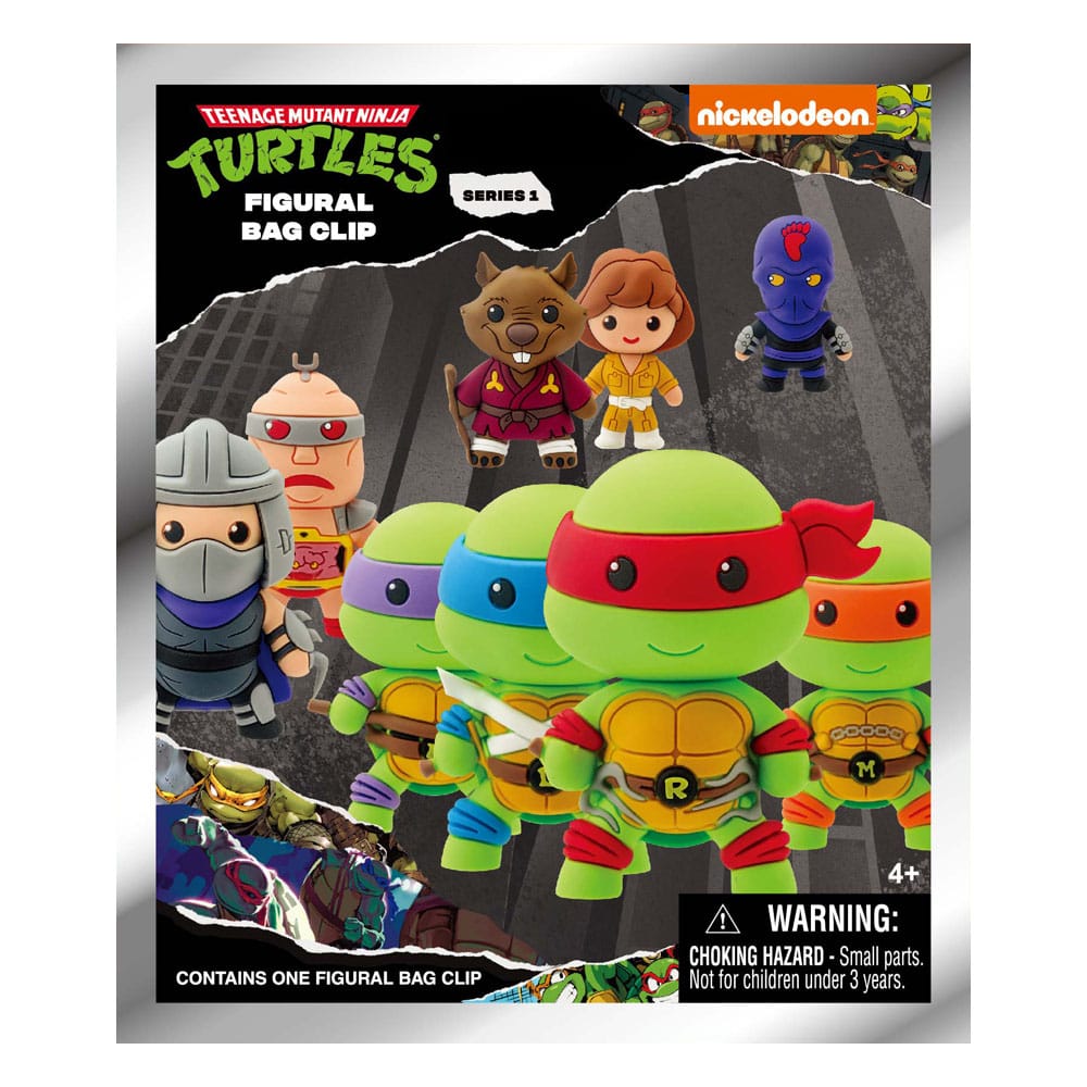 Teenage Mutant Ninja Turtles 3D PVC-Taschenanhänger Series 1 Display (24)