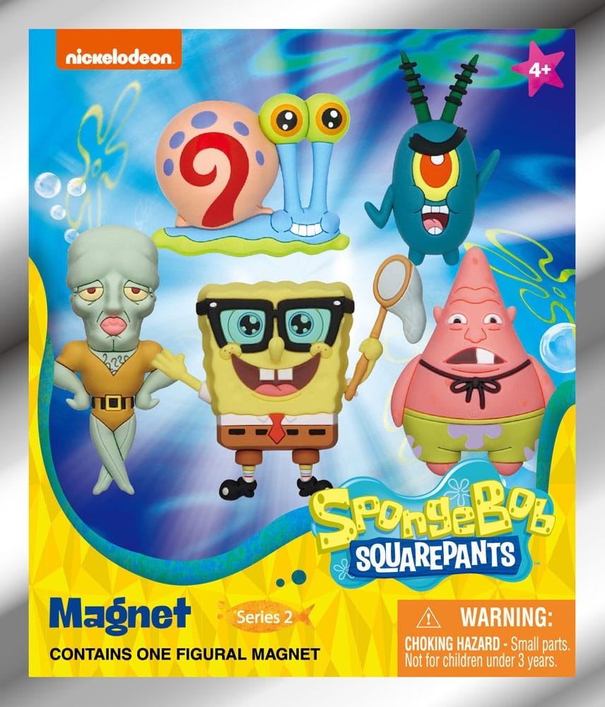 SpongeBob Schwammkopf Magnete blind pack Series 2 Display (12)