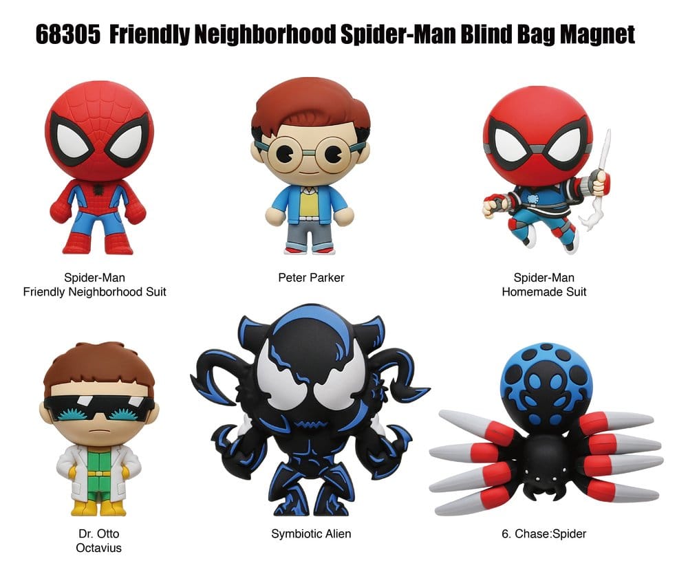 Spider-Man Magnete Blind Pack Display (12)