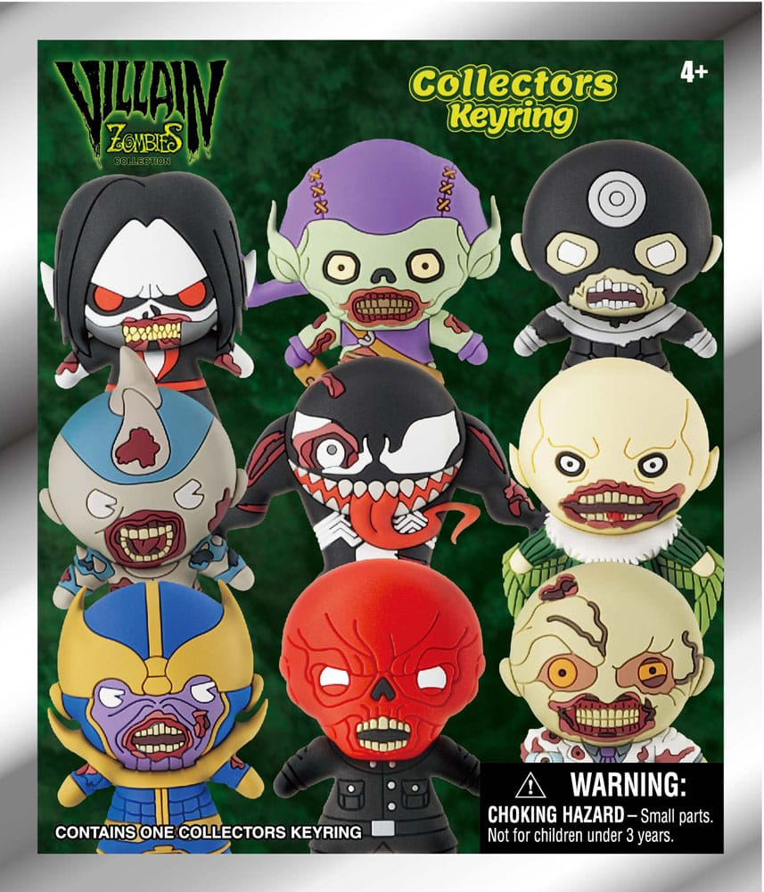 Marvel 3D PVC-Taschenanhänger Series 1 Zombies Display (24)