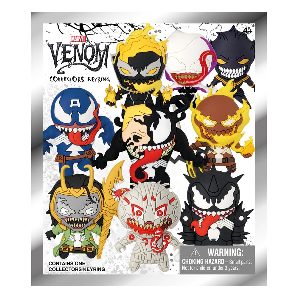 Venom 3D PVC-Taschenanhänger Series 1 Display (24)