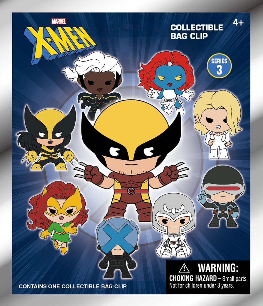 Marvel 3D PVC-Taschenanhänger X-men Classic Serie 3 Display (24)