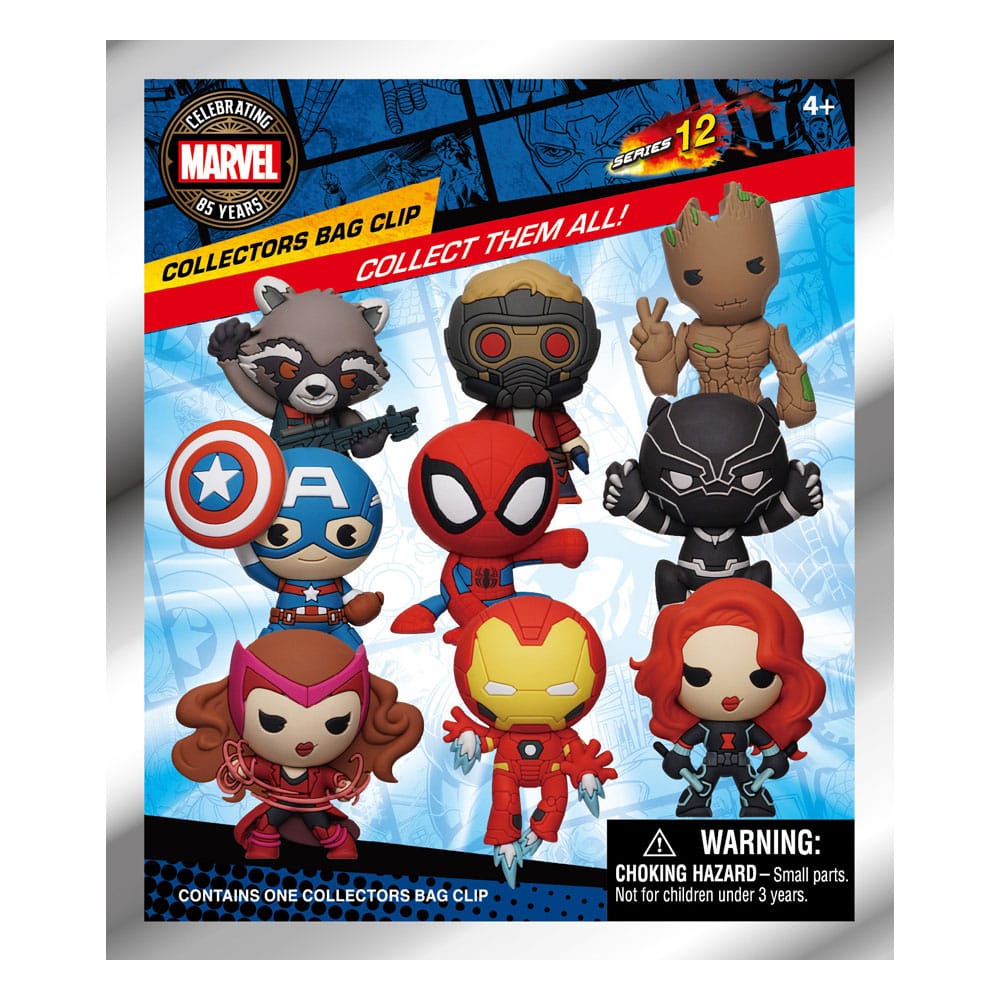 Marvel 3D PVC-Taschenanhänger 85th Core Comic Series 12 Display (24)