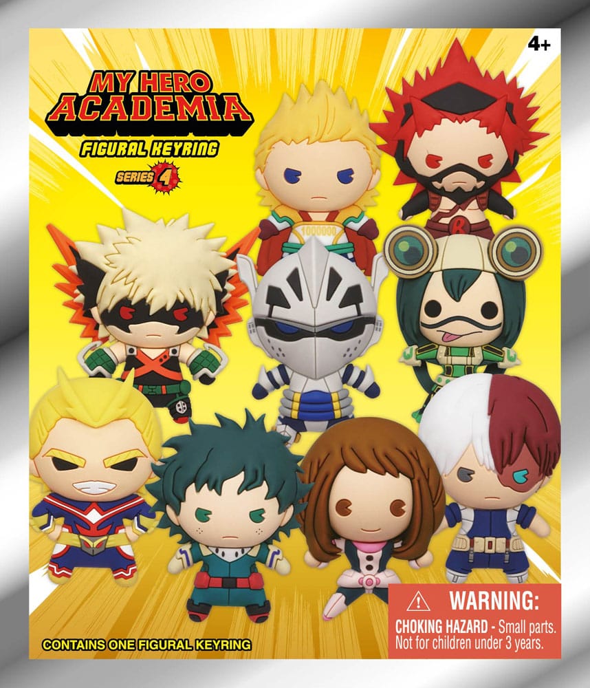 My Hero Academia 3D PVC-Taschenanhänger Series 4 Display (24)