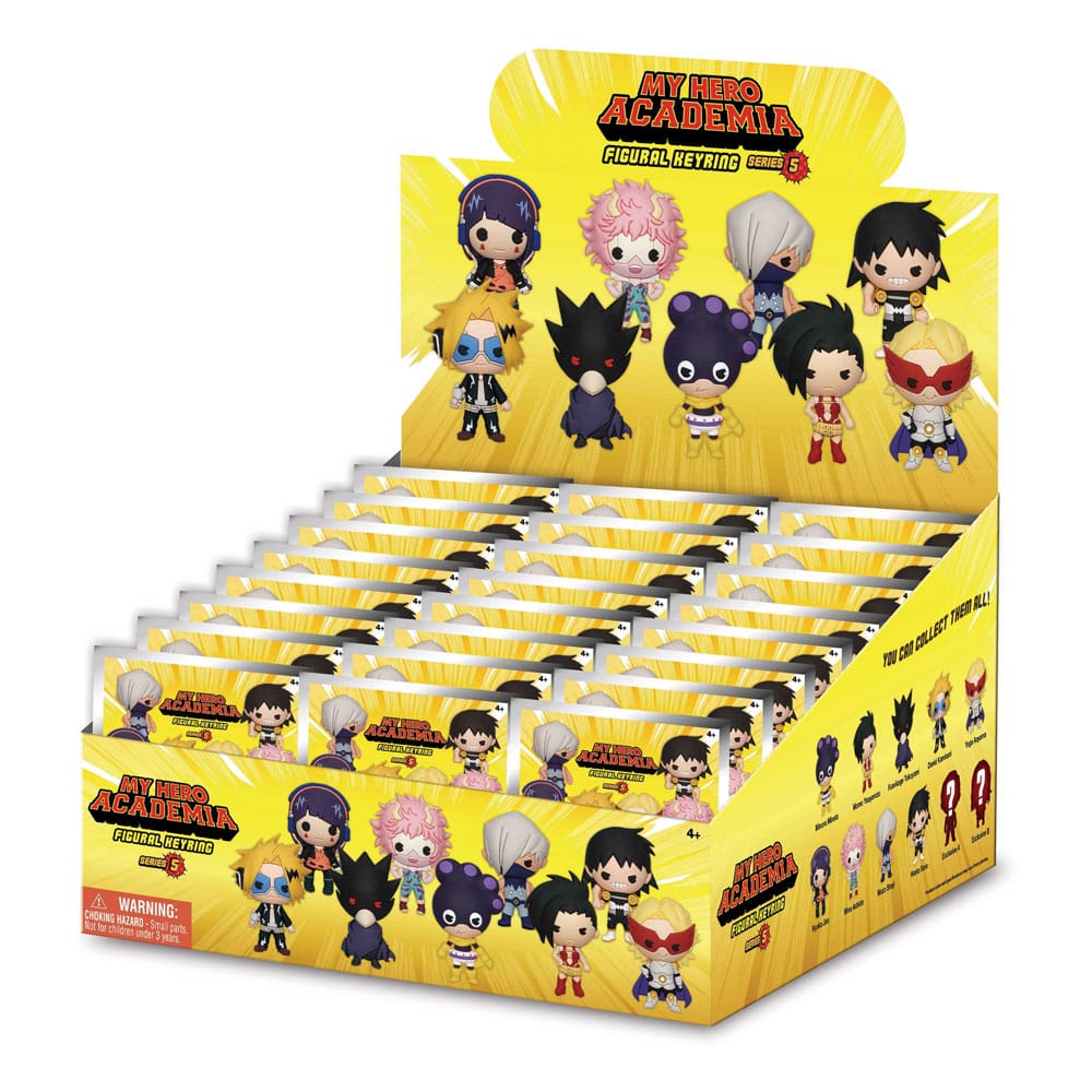 My Hero Academia 3D PVC-Taschenanhänger Serie 5 Display (24)