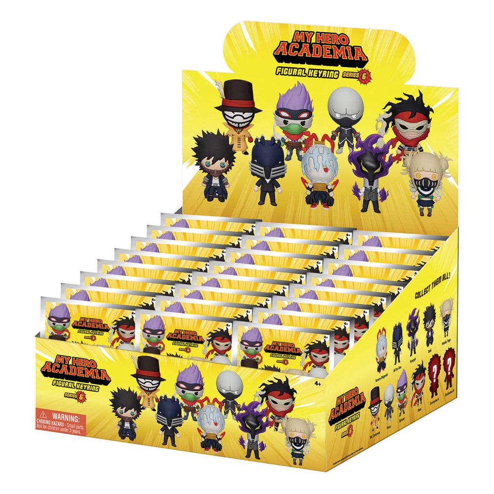 My Hero Academia 3D PVC-Taschenanhänger Serie 6 Display (24)