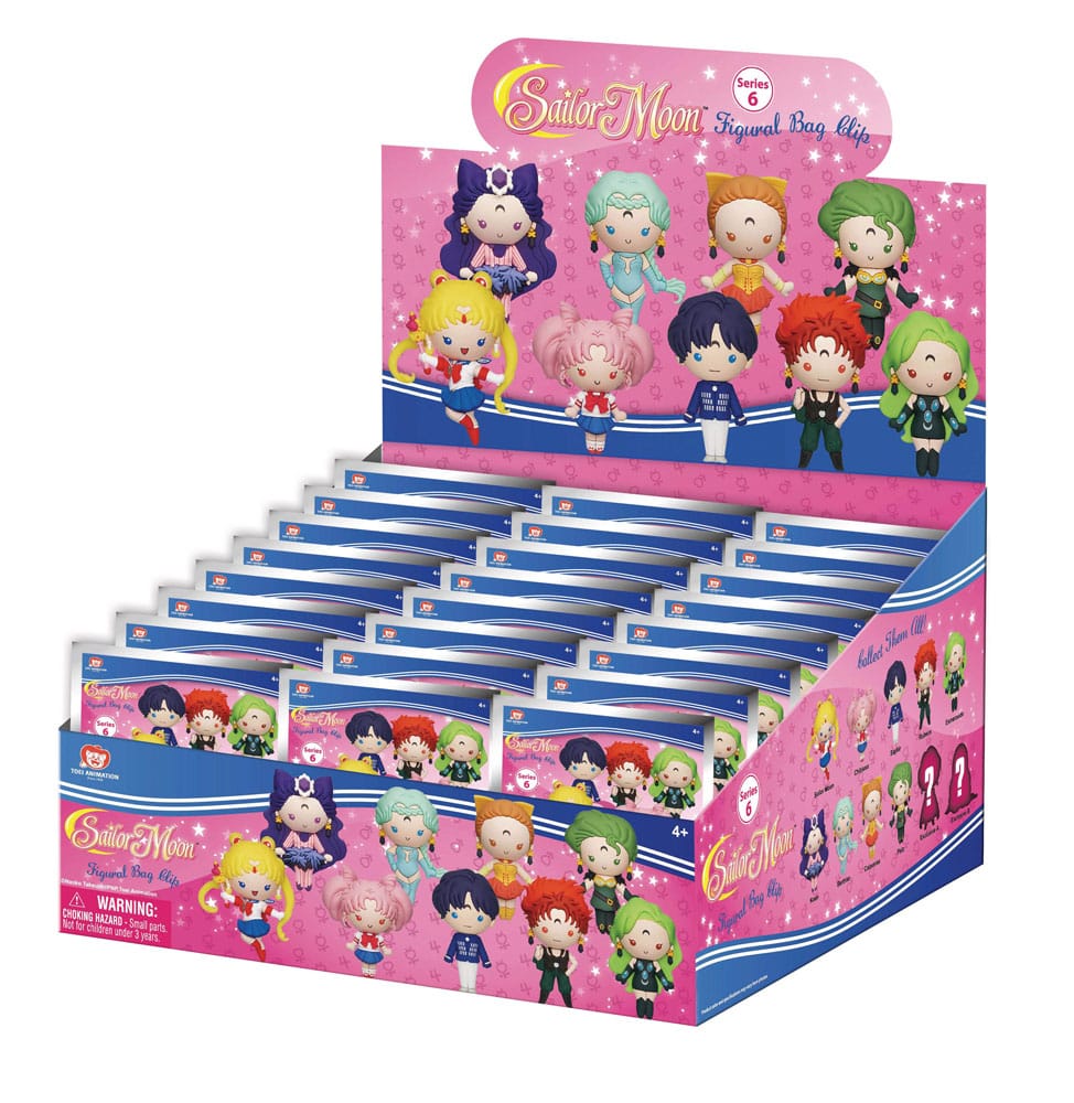 Sailor Moon 3D PVC-Taschenanhänger Series 6 Display (24)