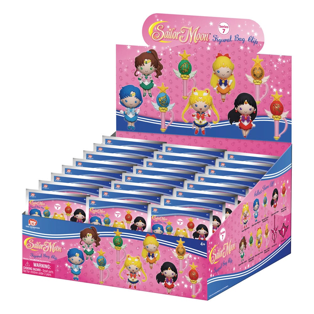 Sailor Moon 3D PVC-Taschenanhänger Series 7 Display (24)