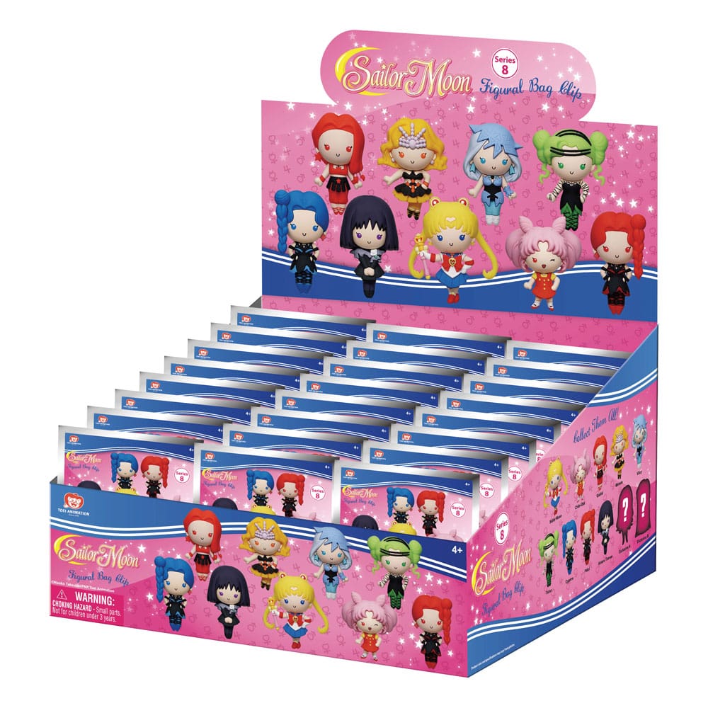 Sailor Moon 3D PVC-Taschenanhänger Series 8 Display (24)