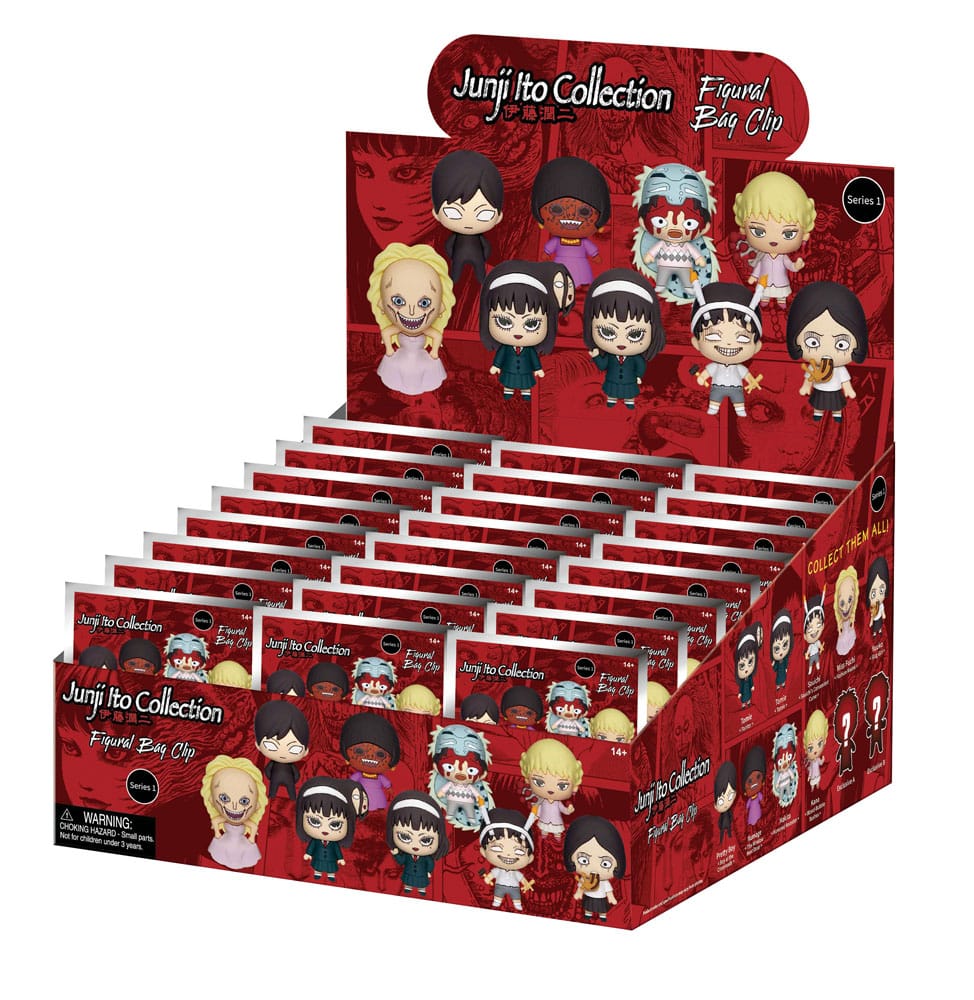 Junji Ito Collection PVC-Taschenanhänger Series 1 Display (24)