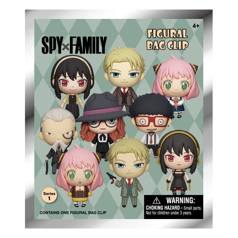 Spy x Family 3D PVC-Taschenanhänger Serie 1 Display (24)