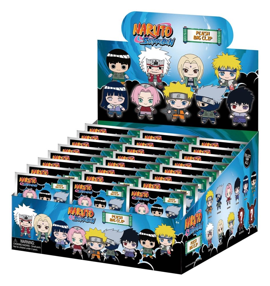 Naruto Plüsch-Taschenanhänger Display (24)