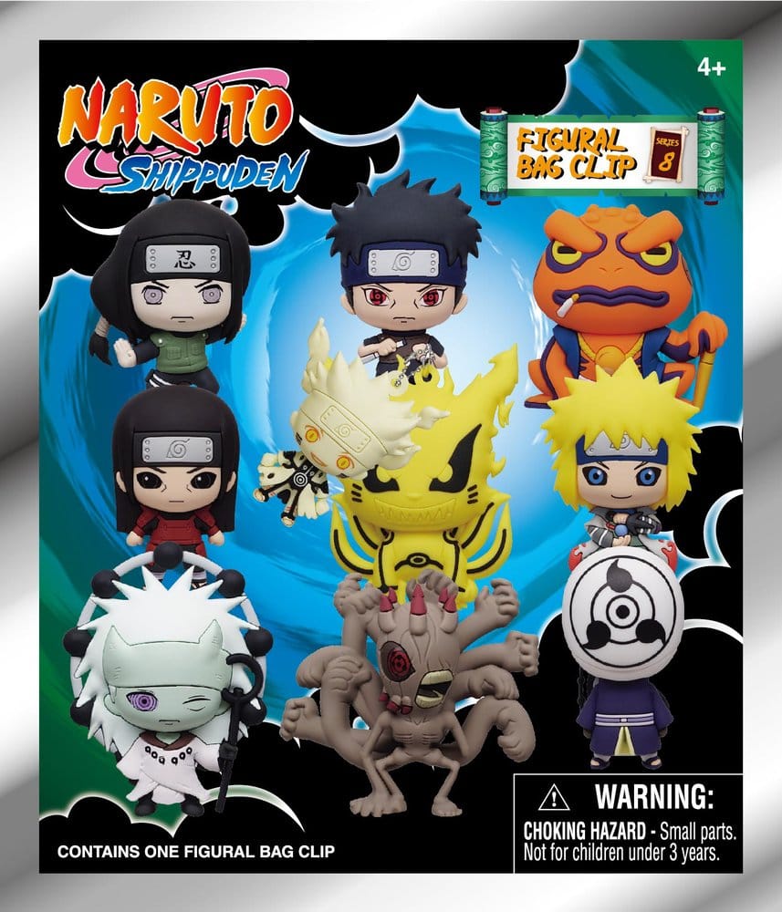 Naruto 3D PVC-Taschenanhänger Series 8 Display (24)