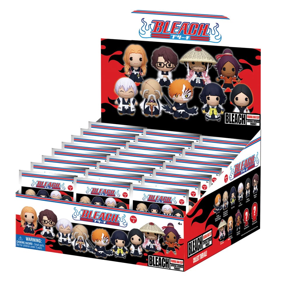 Bleach 3D PVC-Taschenanhänger Series 2 Display (24)